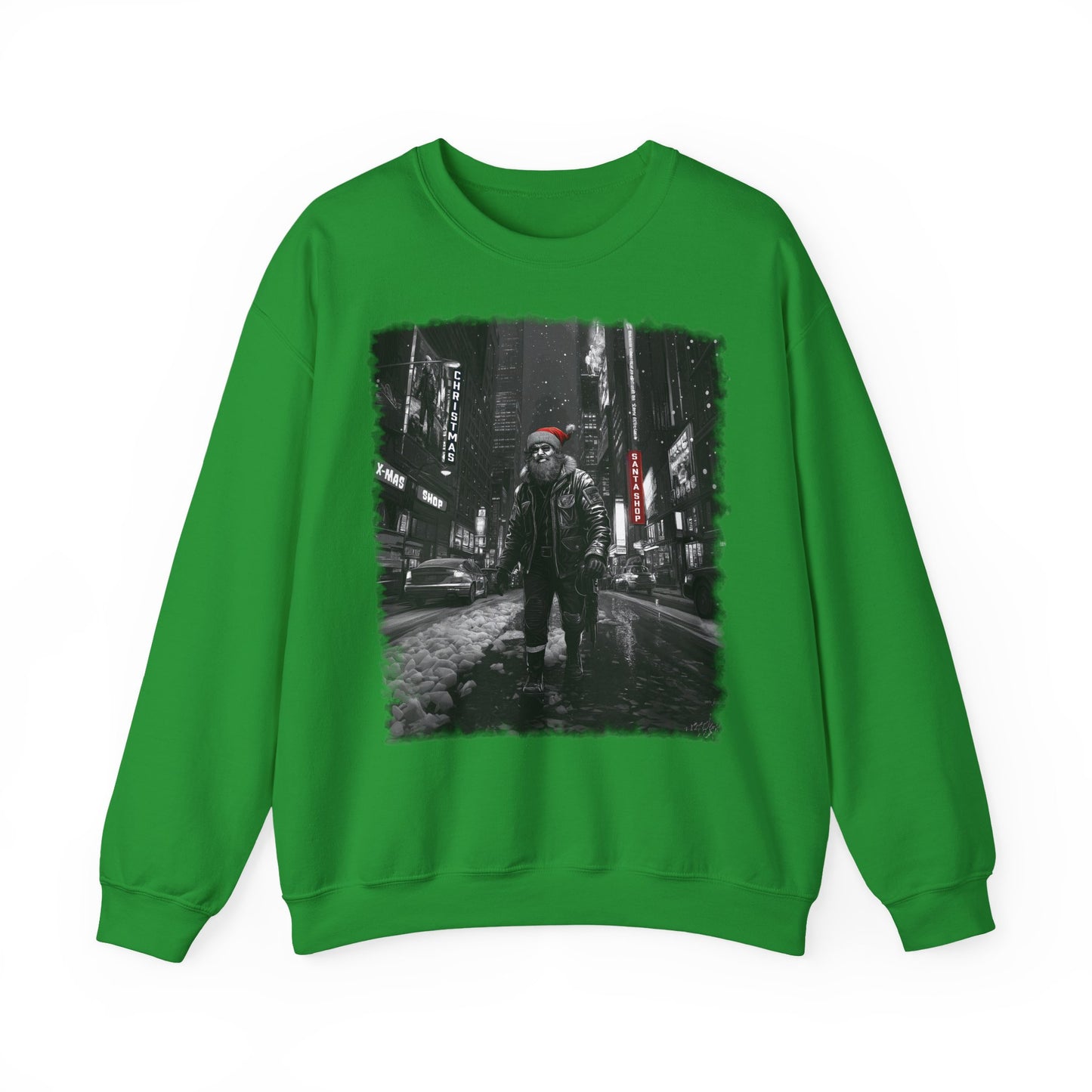 Santa in Big City Sweatshirt