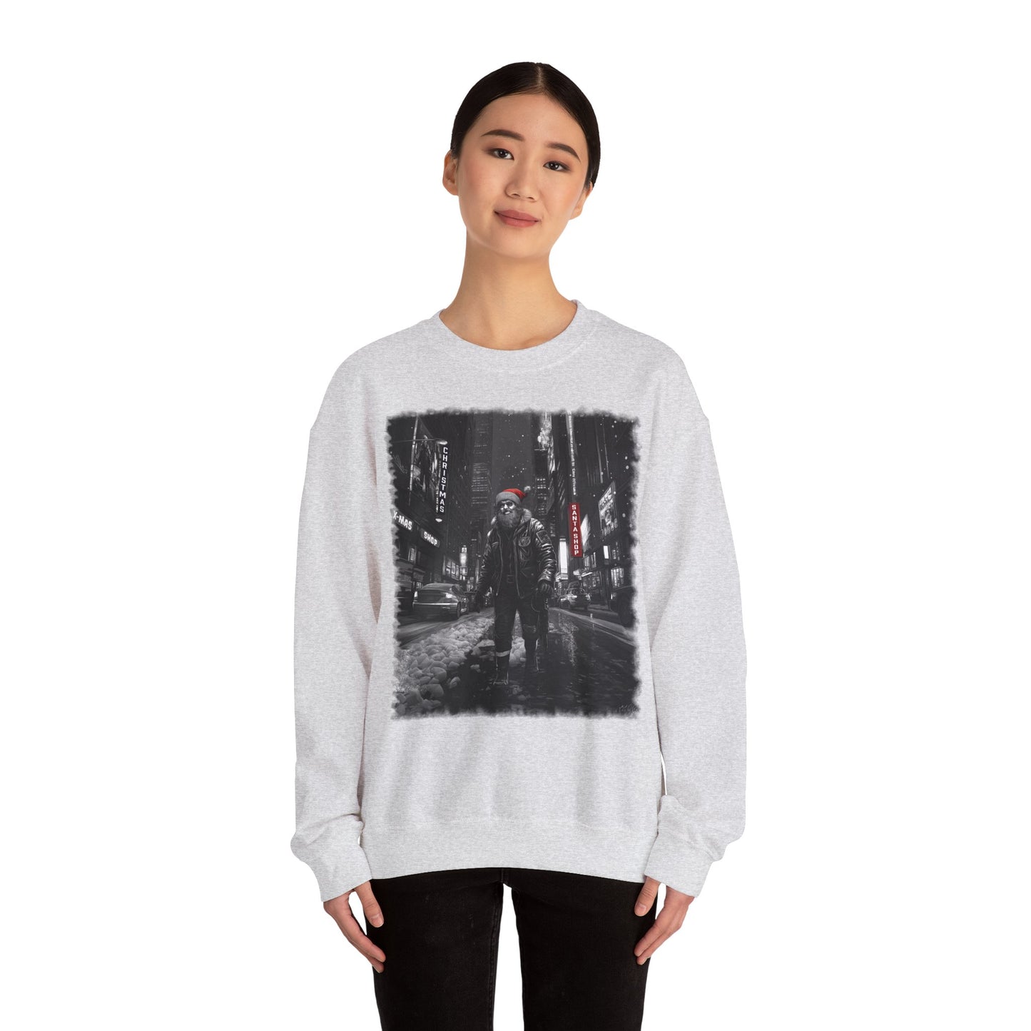 Santa in Big City Sweatshirt