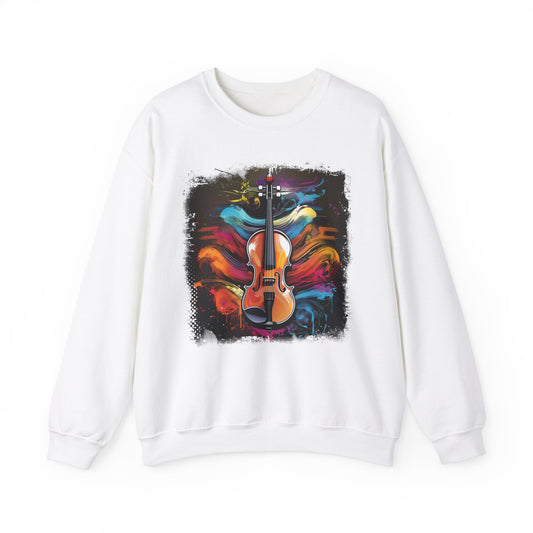 Abstract Violin Sweatshirt Artistic Design for Music Lovers Discover our unique sweatshirt featuring a stunning abstract violin design