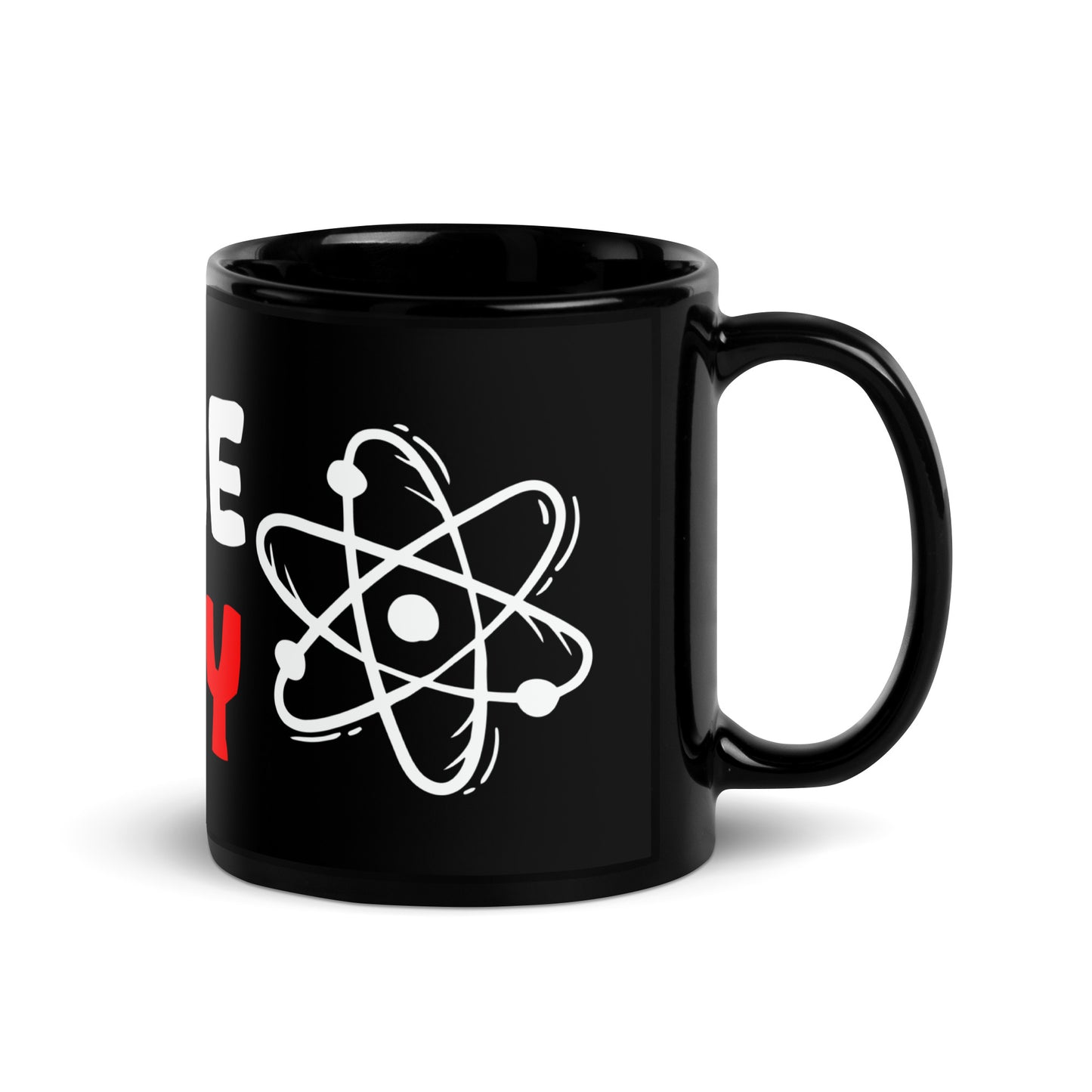 Black glossy mug "Science is sexy"