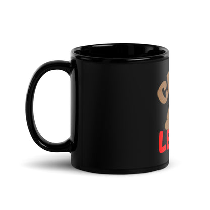 Black glossy mug "Chill your life"