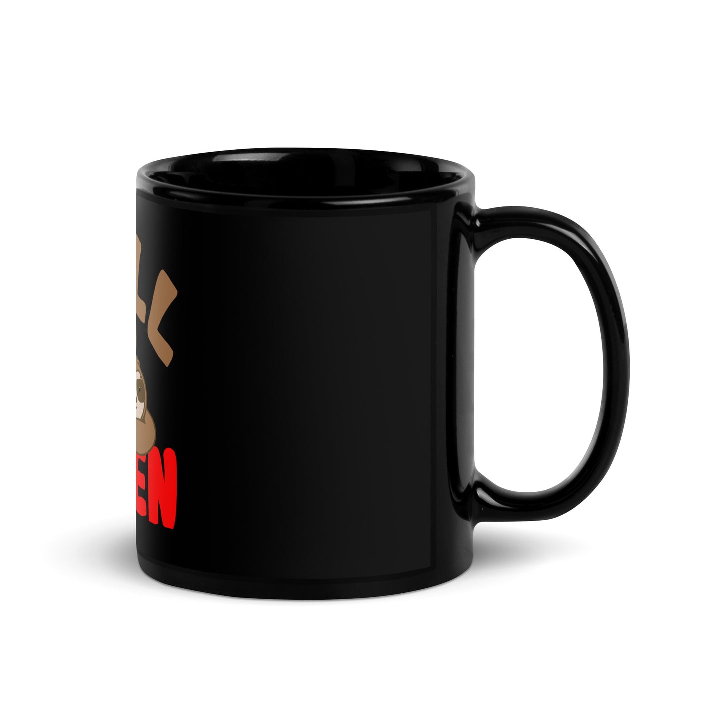 Black glossy mug "Chill your life"
