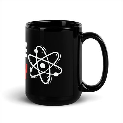 Black glossy mug "Science is sexy"