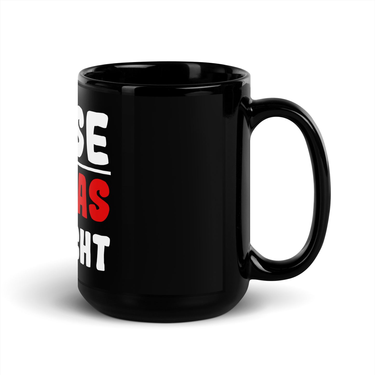 Black glossy mug "Miese Chaya wanted"