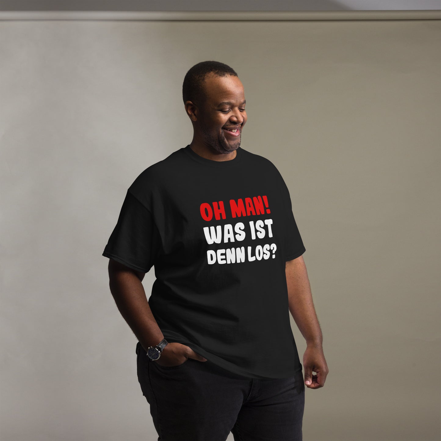 Unisex T-Shirt "Oh man! What's going on?"