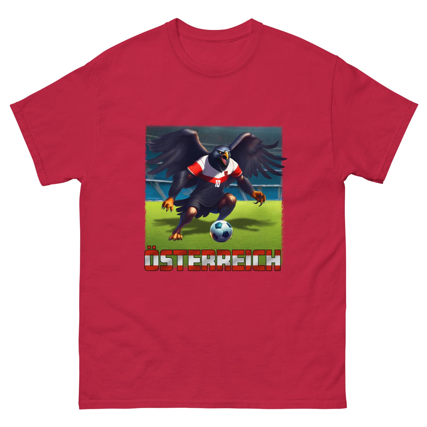 Autriche Championnat d'Europe Maillot de Football Alternative Classique T-Shirt Unisexe