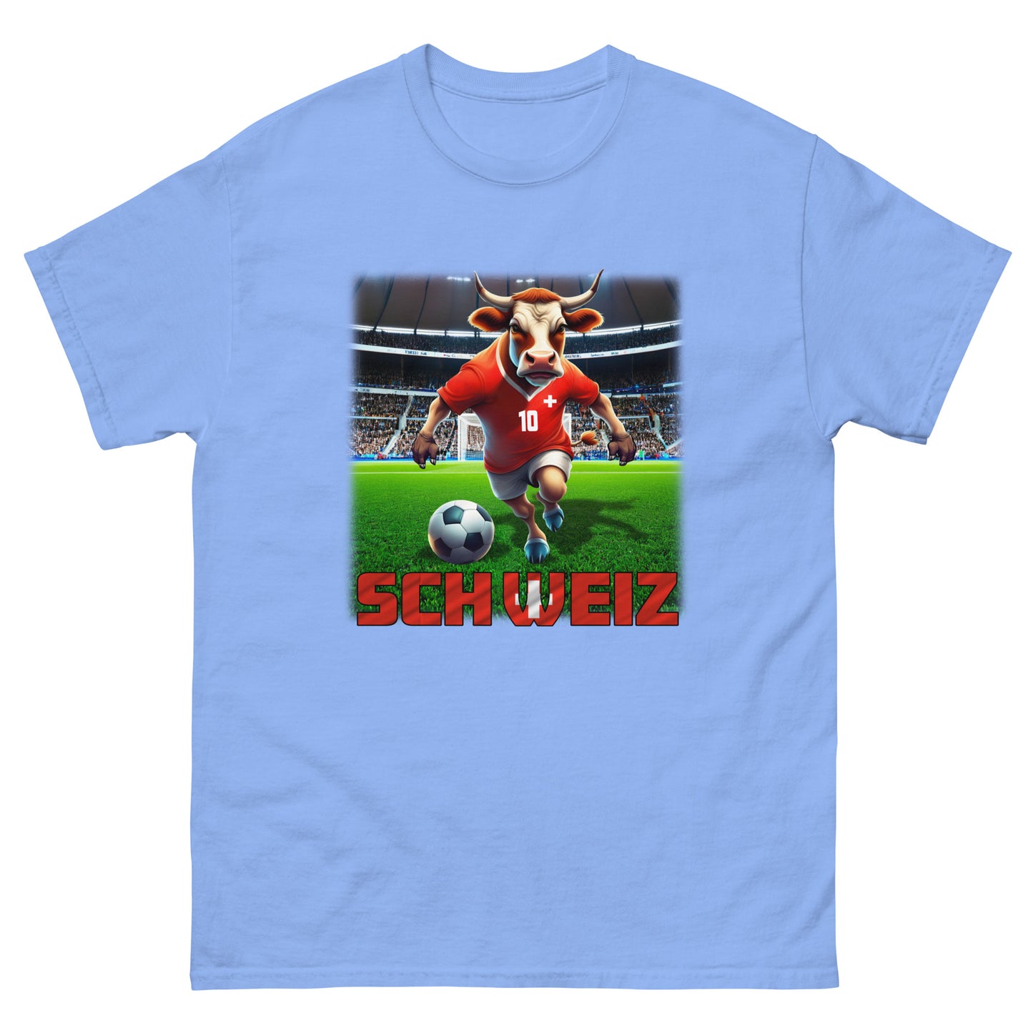 Schweiz EM Fußball Trikot Klassisches Unisex-T-Shirt
