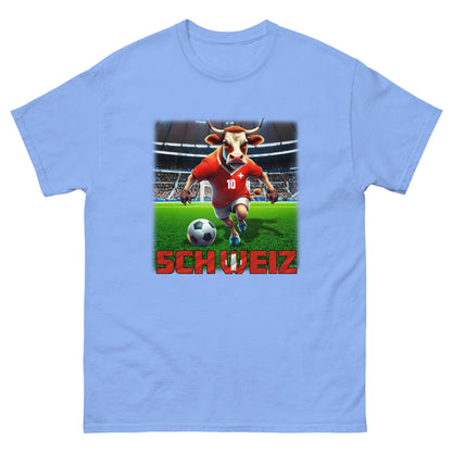 Schweiz EM Fußball Trikot Klassisches Unisex-T-Shirt