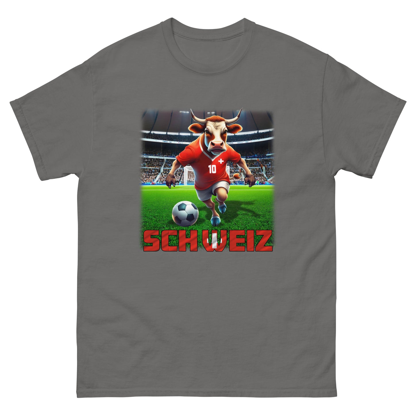 Schweiz EM Fußball Trikot Klassisches Unisex-T-Shirt