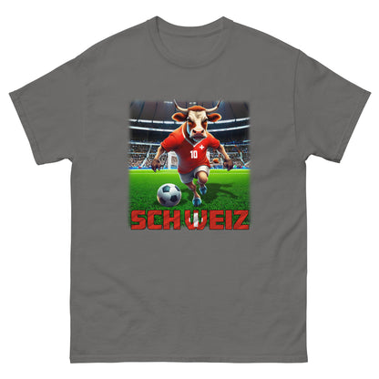 Schweiz EM Fußball Trikot Klassisches Unisex-T-Shirt