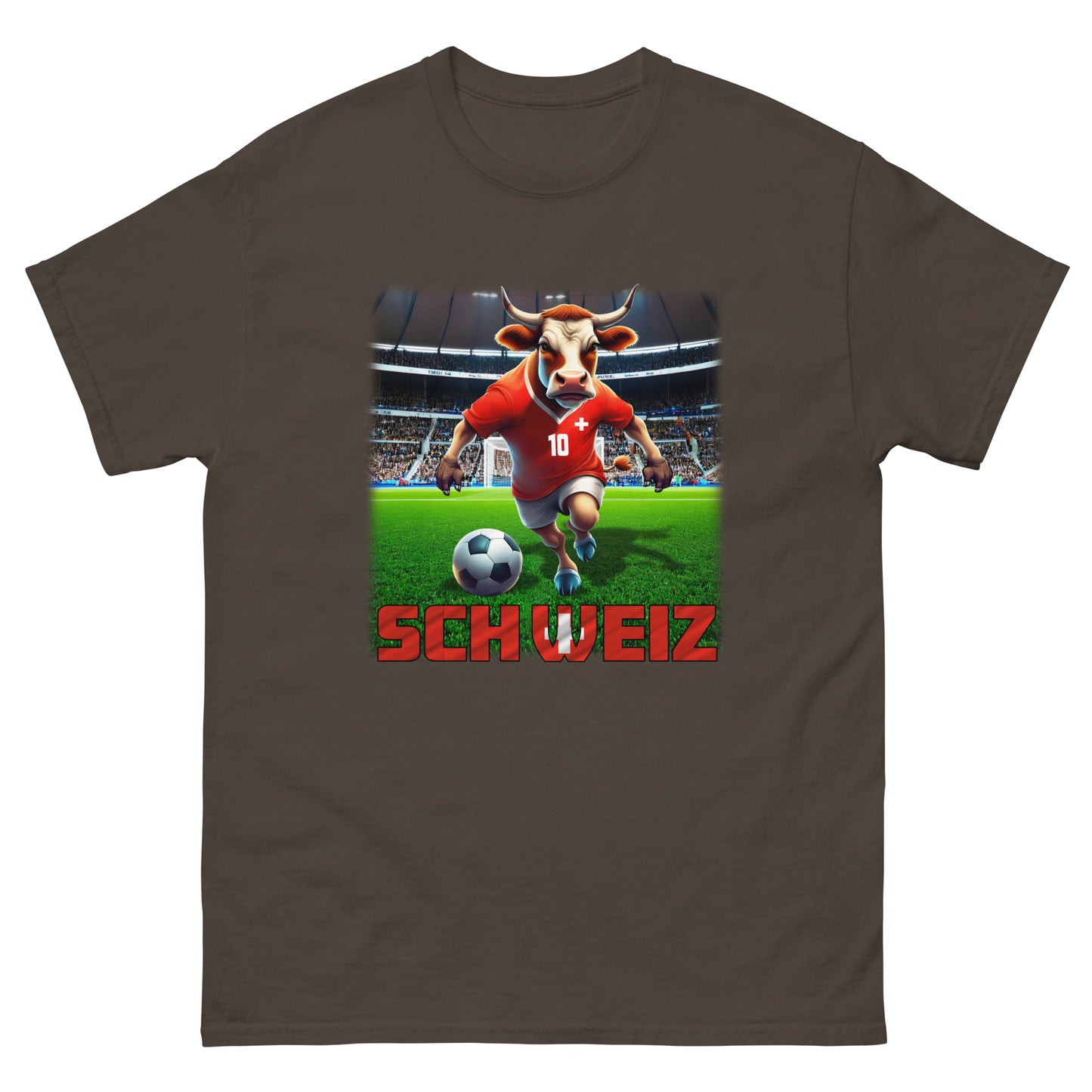 Schweiz EM Fußball Trikot Klassisches Unisex-T-Shirt