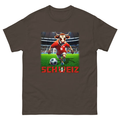 Schweiz EM Fußball Trikot Klassisches Unisex-T-Shirt