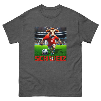 Schweiz EM Fußball Trikot Klassisches Unisex-T-Shirt