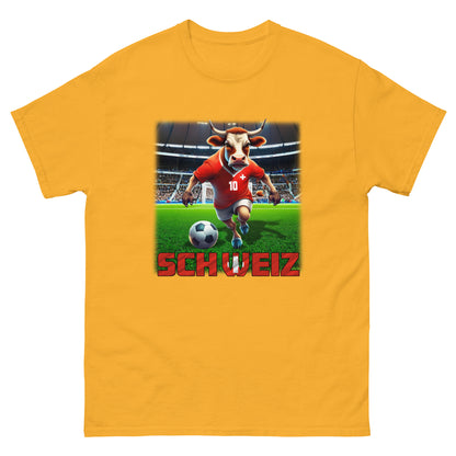Schweiz EM Fußball Trikot Klassisches Unisex-T-Shirt
