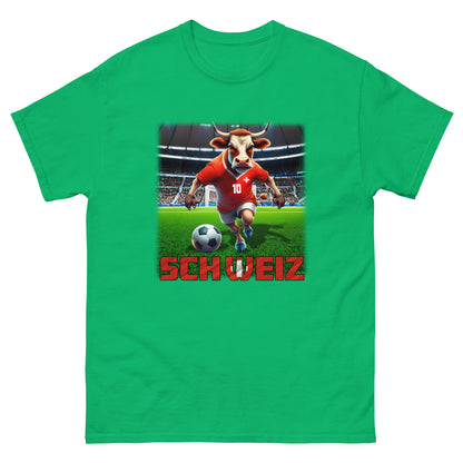 Schweiz EM Fußball Trikot Klassisches Unisex-T-Shirt