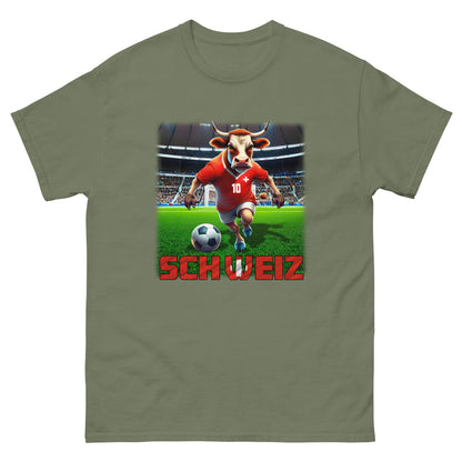 Schweiz EM Fußball Trikot Klassisches Unisex-T-Shirt