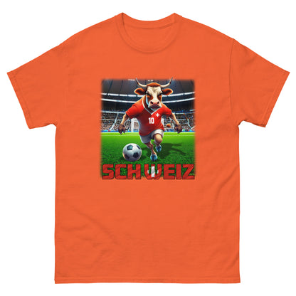 Schweiz EM Fußball Trikot Klassisches Unisex-T-Shirt
