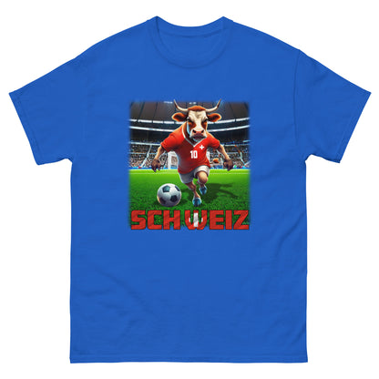 Schweiz EM Fußball Trikot Klassisches Unisex-T-Shirt