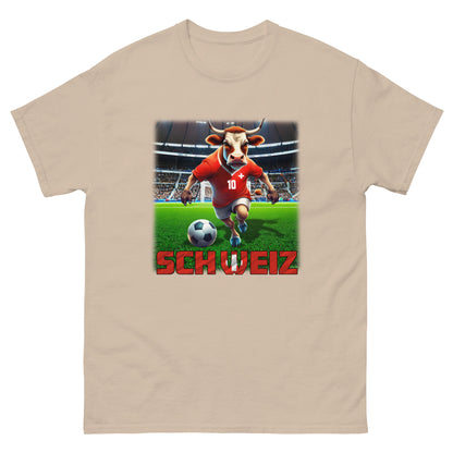 Schweiz EM Fußball Trikot Klassisches Unisex-T-Shirt