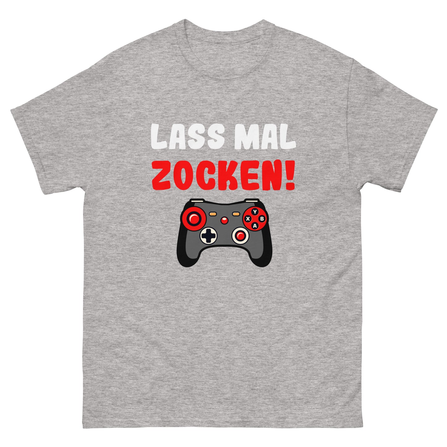 Klassisches Unisex-T-Shirt "Lass mal zocken!"