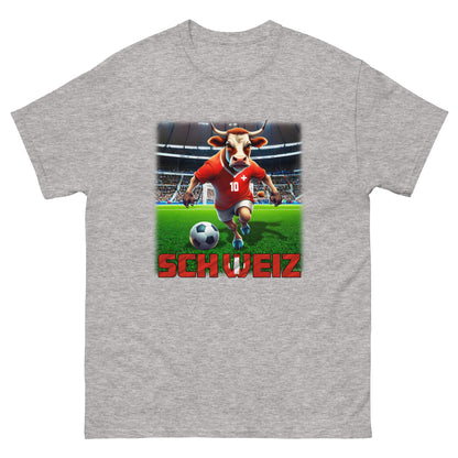 Schweiz EM Fußball Trikot Klassisches Unisex-T-Shirt