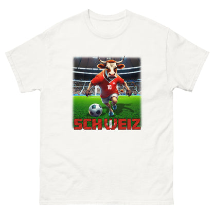 Schweiz EM Fußball Trikot Klassisches Unisex-T-Shirt