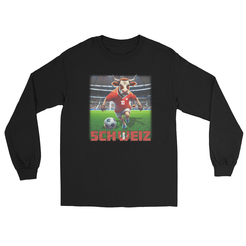 Schweiz EM Fußball Trikot Alternative Unisex Langarmshirt