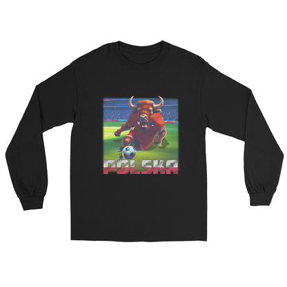 Polen EM Fußball Trikot Alternative Unisex Langarmshirt
