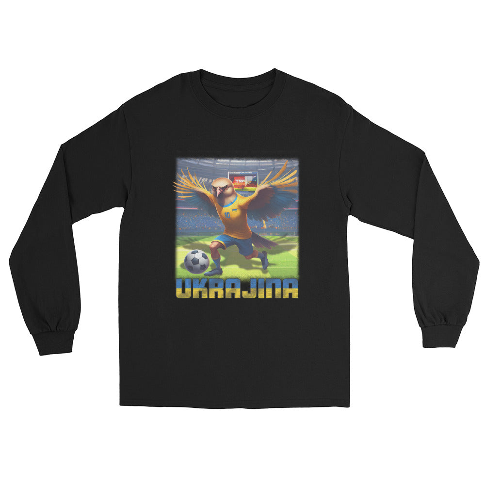 Ukraine EM Fußball Trikot Alternative Unisex Langarmshirt