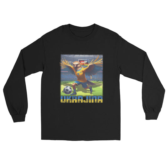 Ukraine EM Fußball Trikot Alternative Unisex Langarmshirt