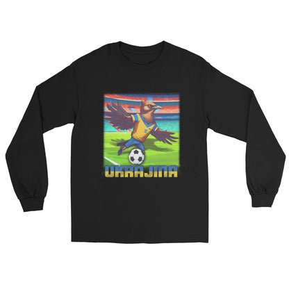 Ukraine EM Fußball Trikot Alternative Unisex Langarmshirt
