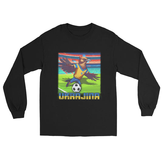 Ukraine EM Fußball Trikot Alternative Unisex Langarmshirt