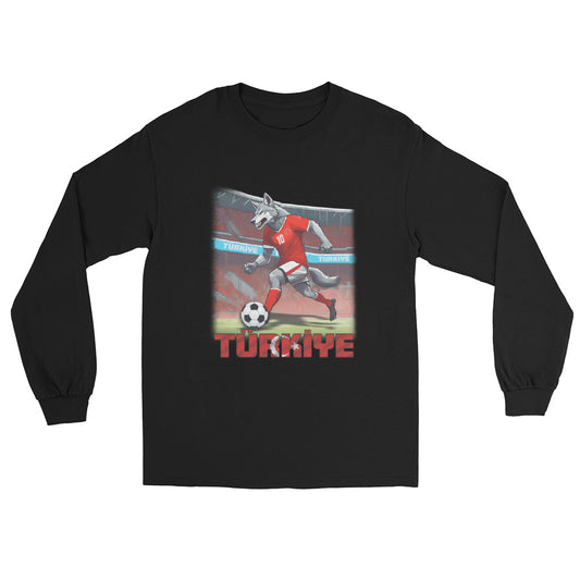 Türkei EM Fußball Trikot Alternative Unisex Langarmshirt