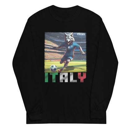 Maillot de football du Championnat d'Europe d'Italie, chemise alternative unisexe à manches longues