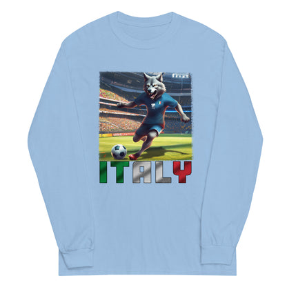 Maillot de football du Championnat d'Europe d'Italie, chemise alternative unisexe à manches longues