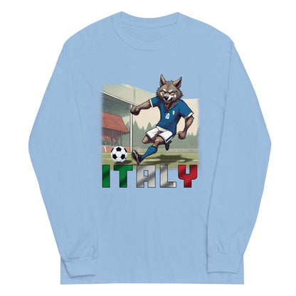 Maillot de football du championnat d'Europe d'Italie, chemise alternative à manches longues pour hommes