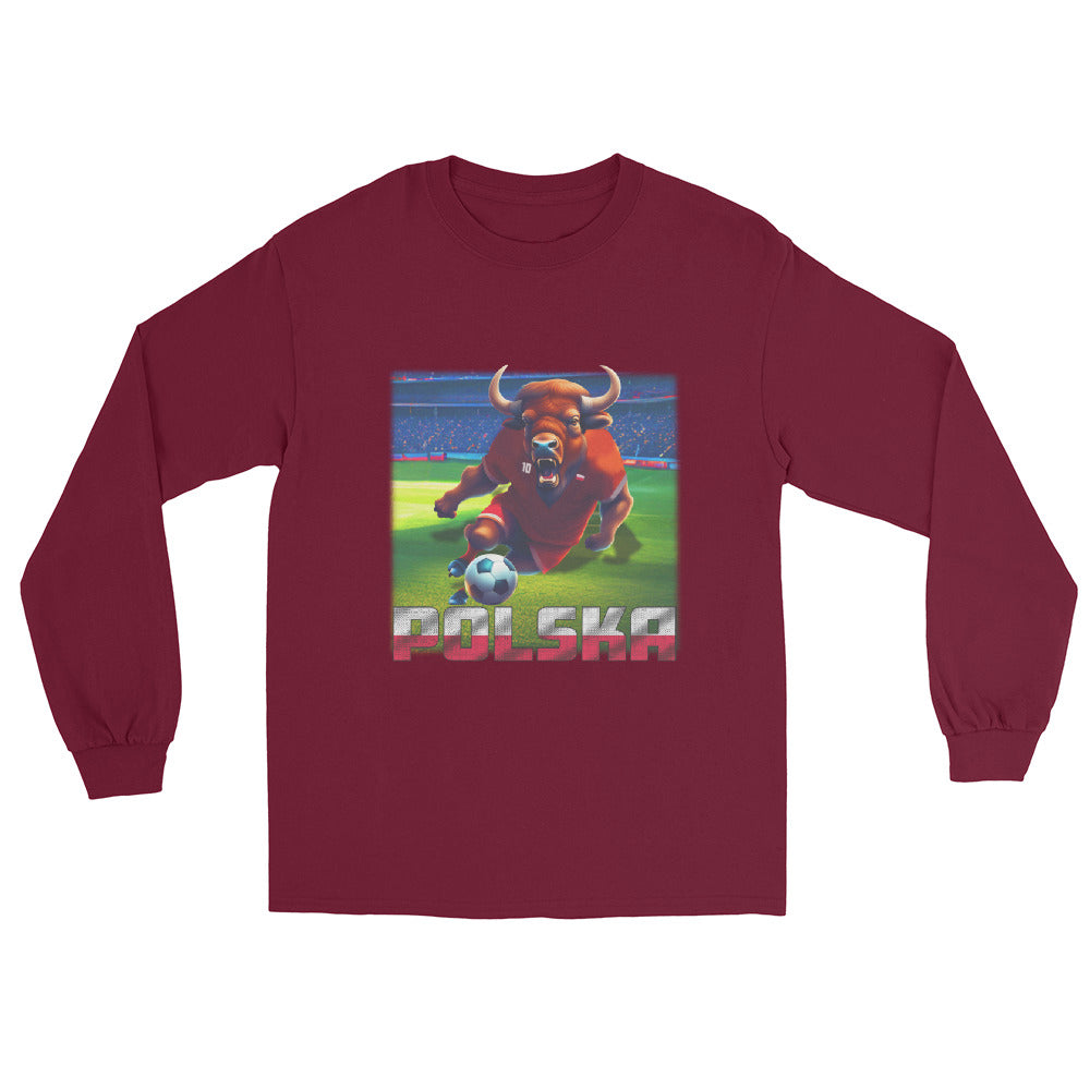 Polen EM Fußball Trikot Alternative Unisex Langarmshirt