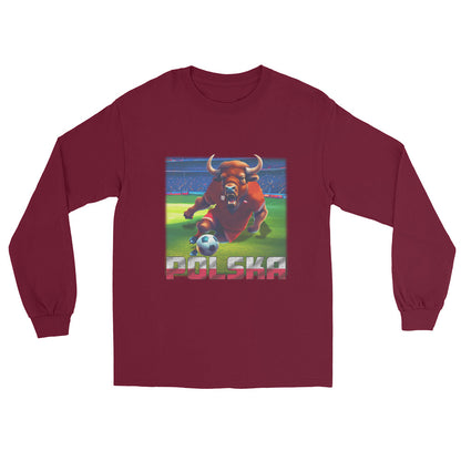 Polen EM Fußball Trikot Alternative Unisex Langarmshirt
