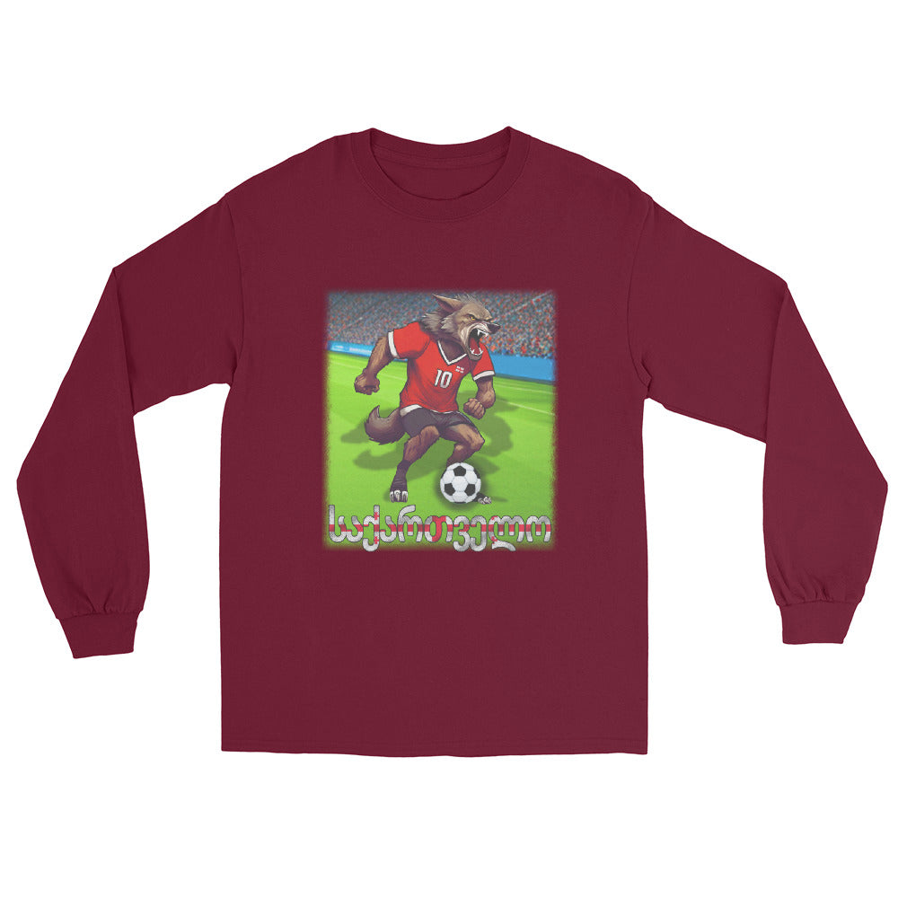 Georgien EM Fußball Trikot Alternative Unisex Langarmshirt