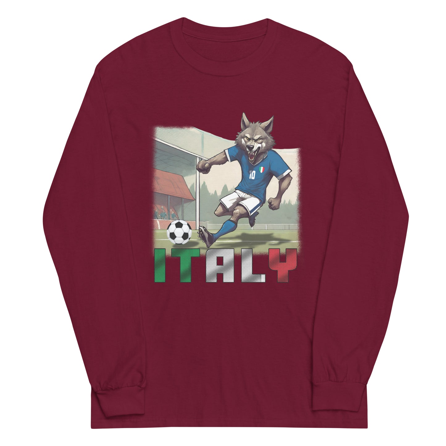 Maillot de football du championnat d'Europe d'Italie, chemise alternative à manches longues pour hommes