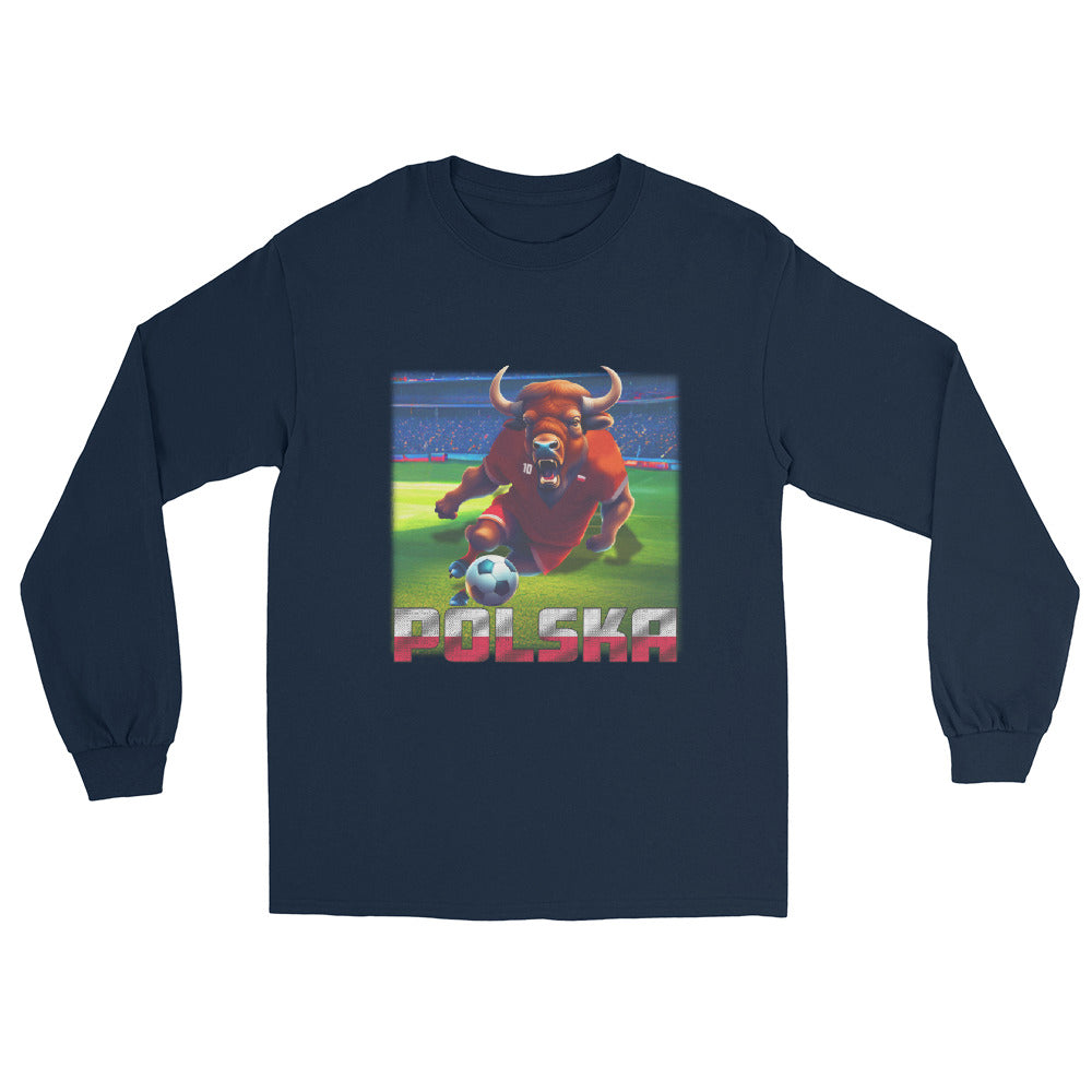Polen EM Fußball Trikot Alternative Unisex Langarmshirt