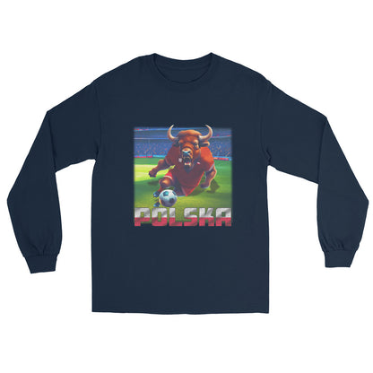 Polen EM Fußball Trikot Alternative Unisex Langarmshirt