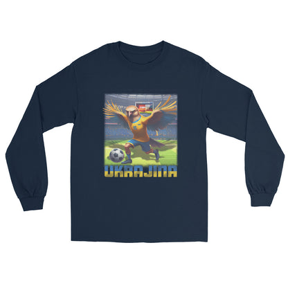 Ukraine EM Fußball Trikot Alternative Unisex Langarmshirt