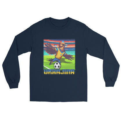 Ukraine EM Fußball Trikot Alternative Unisex Langarmshirt