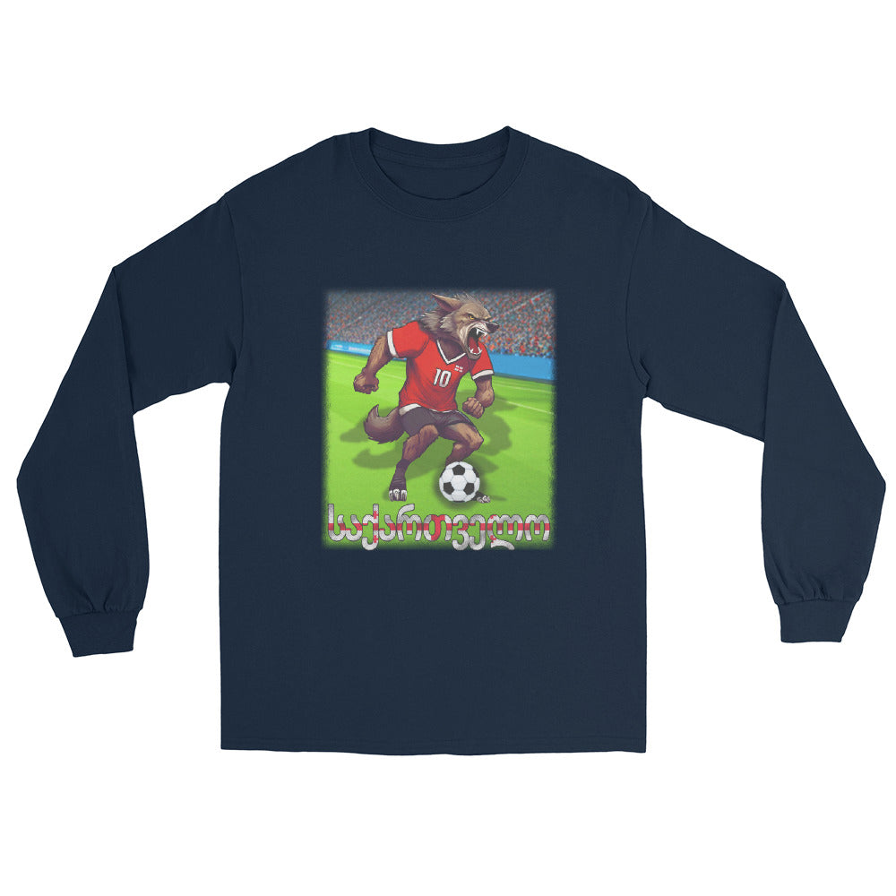 Georgien EM Fußball Trikot Alternative Unisex Langarmshirt
