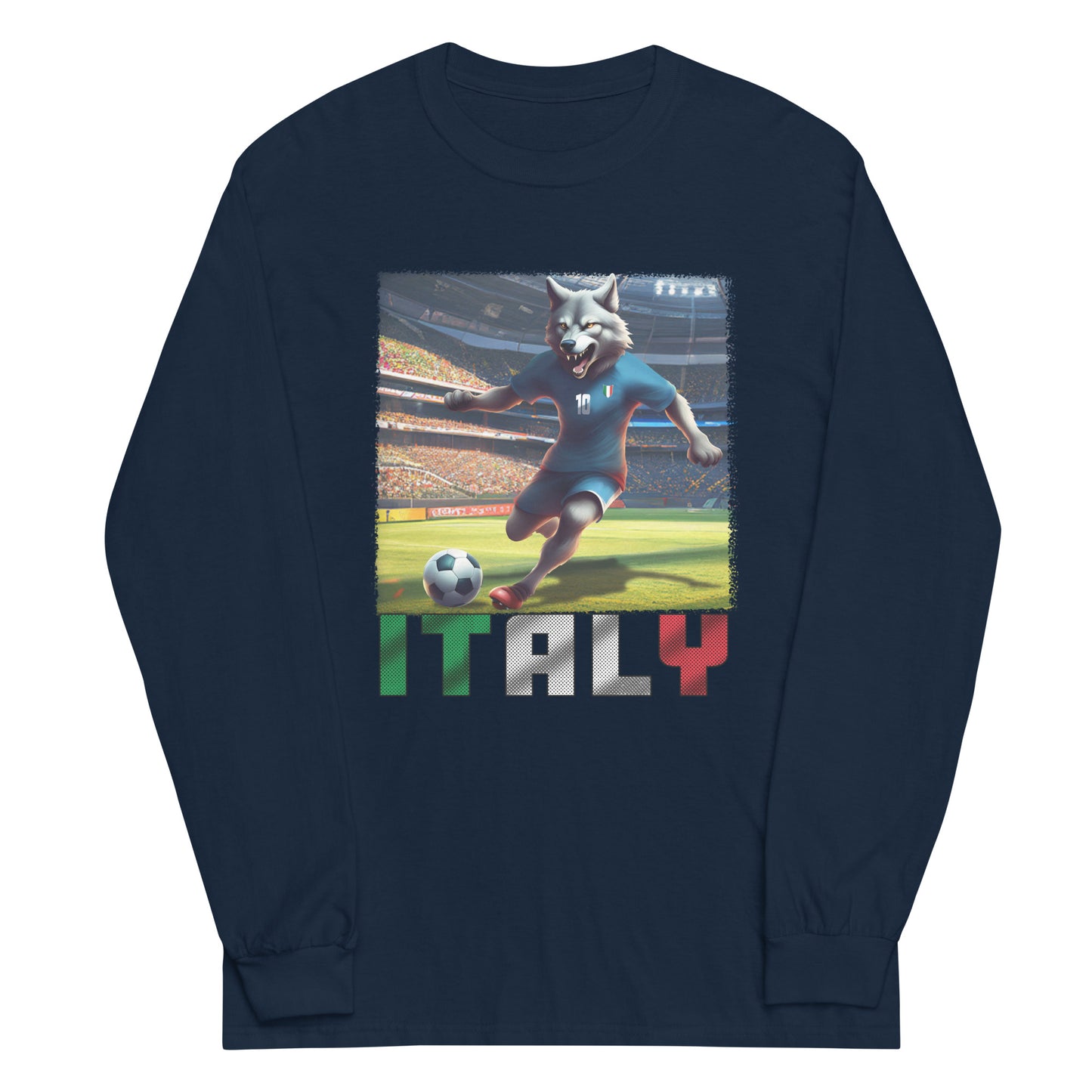 Maillot de football du Championnat d'Europe d'Italie, chemise alternative unisexe à manches longues