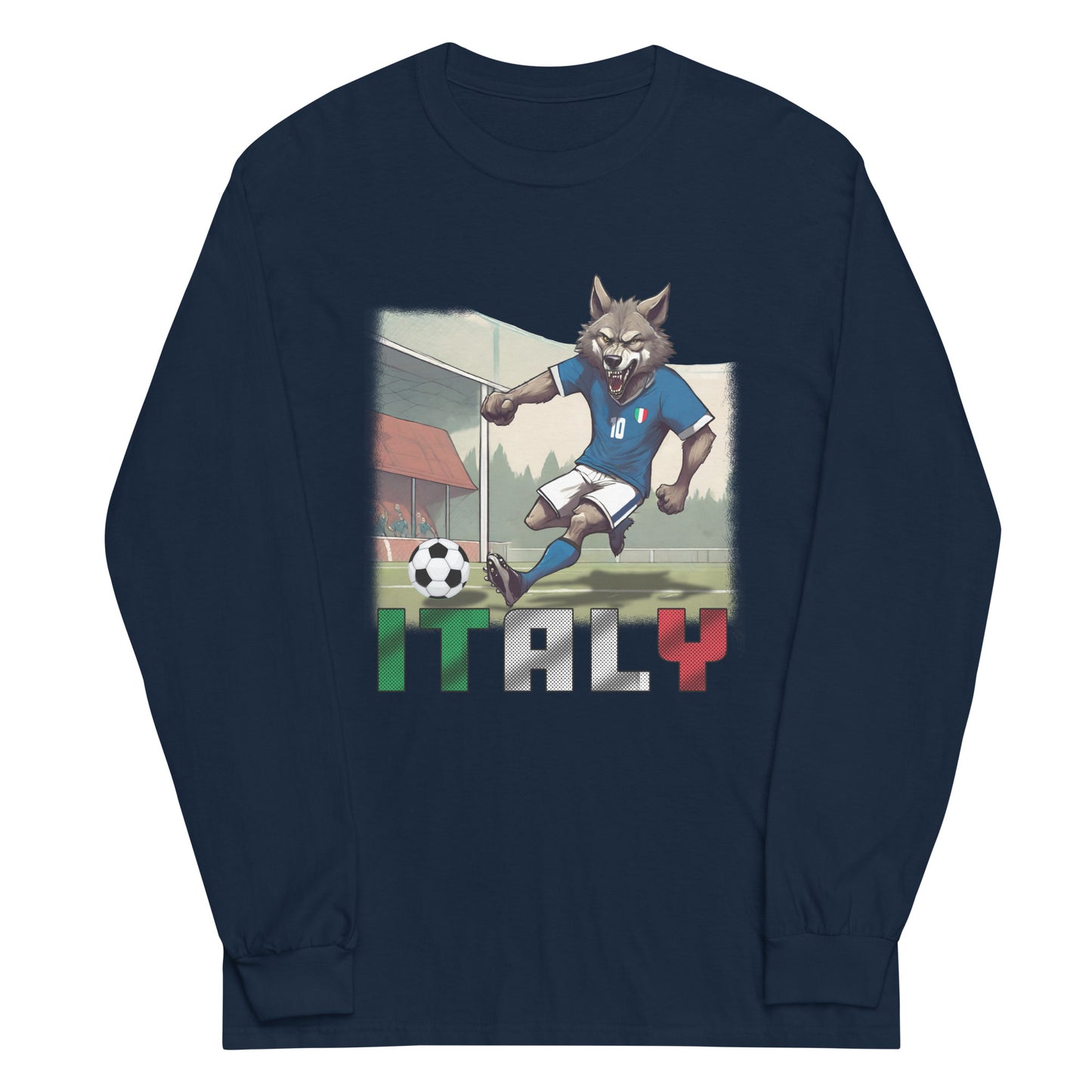 Maillot de football du championnat d'Europe d'Italie, chemise alternative à manches longues pour hommes