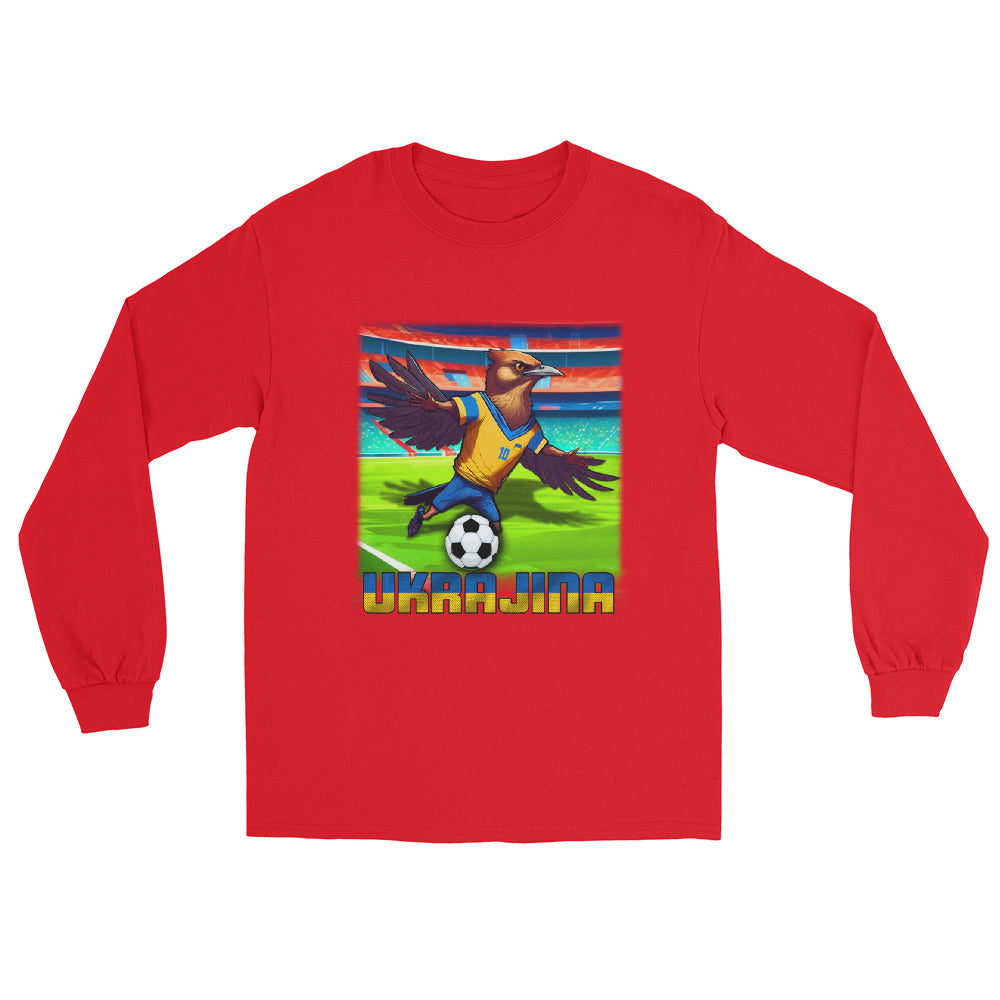 Ukraine EM Fußball Trikot Alternative Unisex Langarmshirt