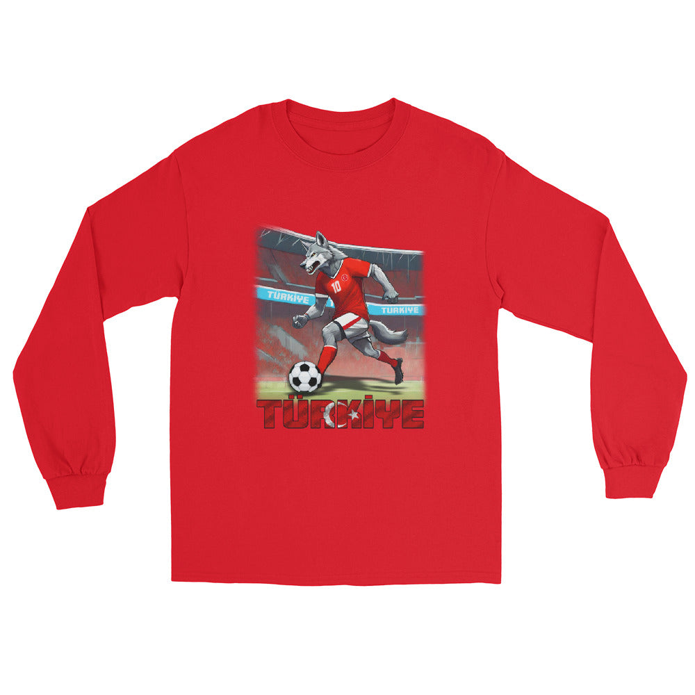 Türkei EM Fußball Trikot Alternative Unisex Langarmshirt