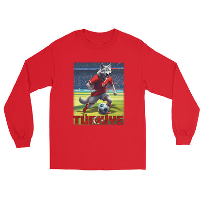 Türkei EM Fußball Trikot Alternative Unisex Langarmshirt